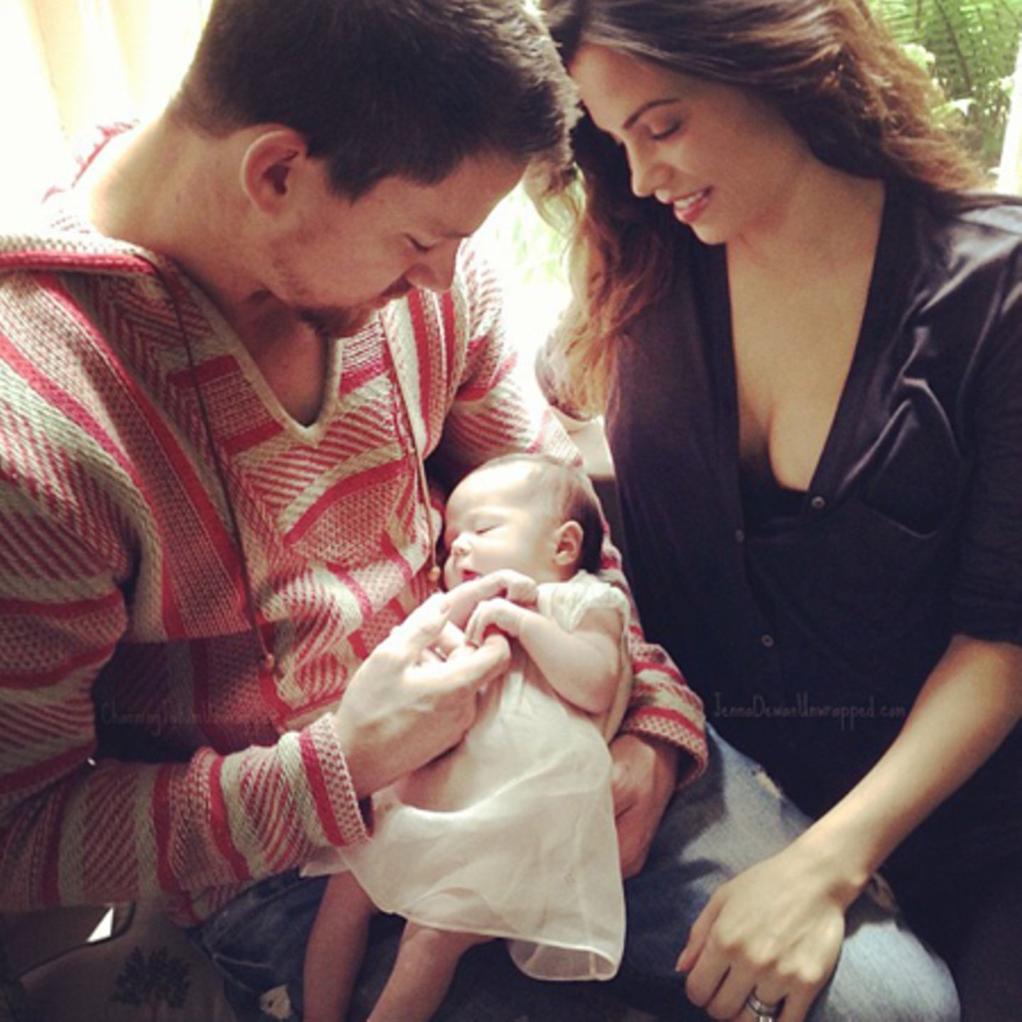 Os atores Channing Tatum e Jenna Dewan tiveram sua filha, Everly, em 2013 (Foto: Reprodução / Instagram)