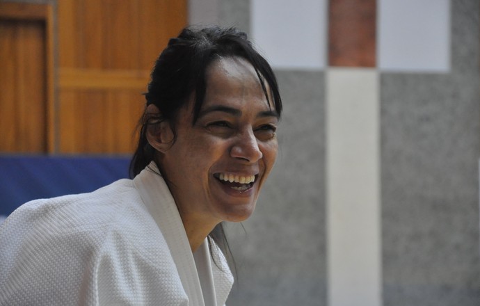 Rosicleia Campos treino seleção Mangaratiba (Foto: Marcio Rodrigues/MPIX/CBJ)
