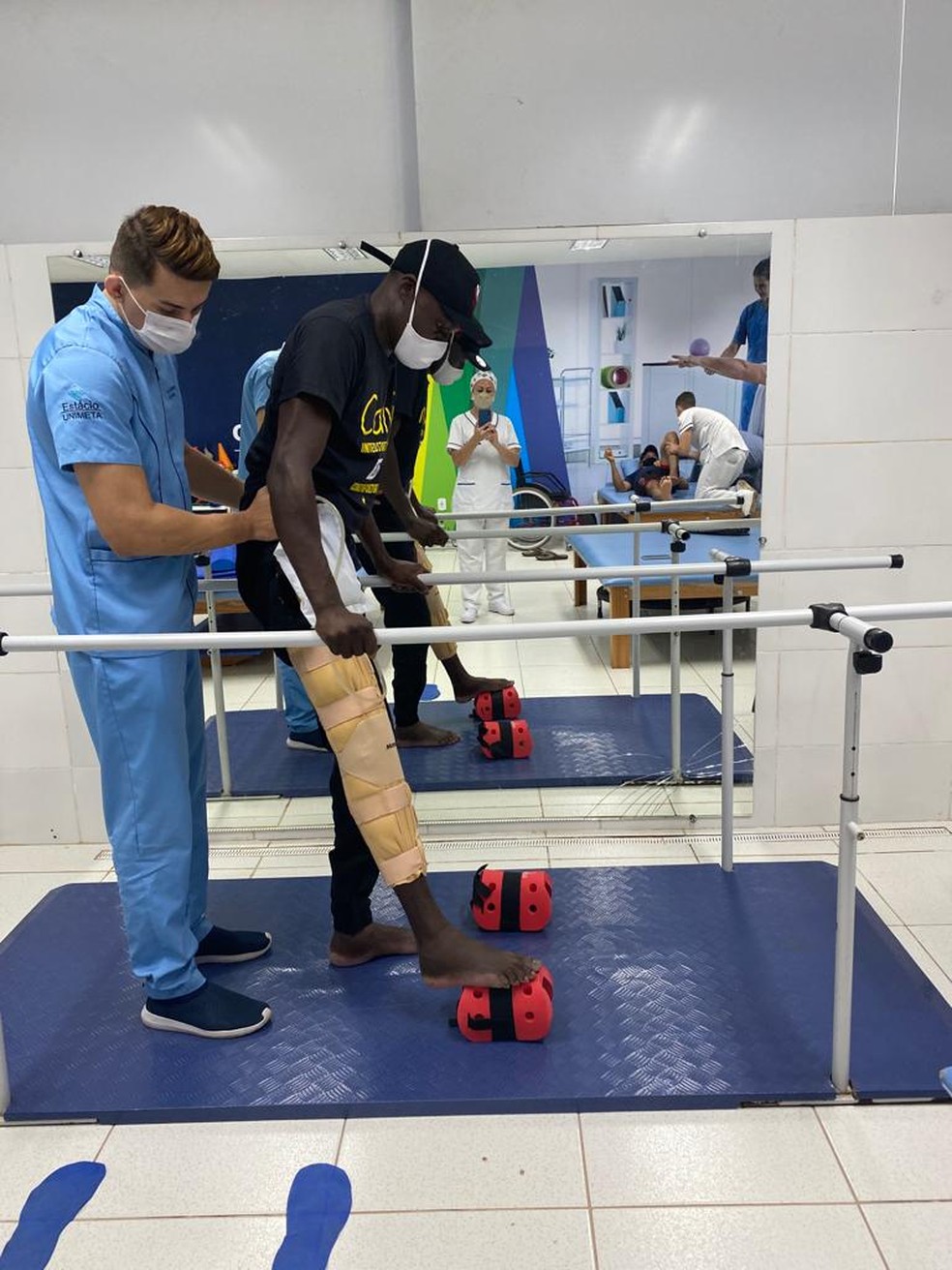 Jacquenue Bosquet faz constantes terapias  — Foto: Arquivo pessoal 