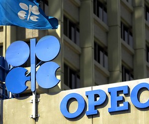 Fachada da sede da Organização dos Países Produtores de Petróleo (OPEP) (Foto: AFP/Getty Images)
