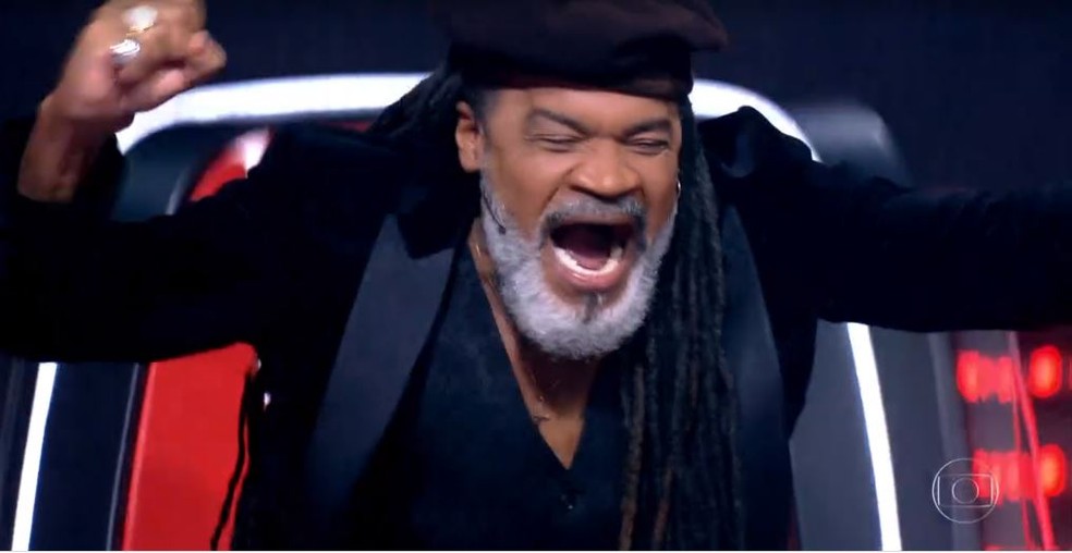 Brown vibrou de alegria com escolha de participante que cantou sertanejo  — Foto: TV Globo