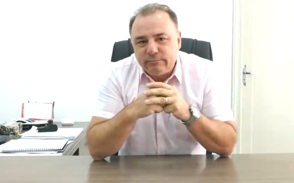 Prefeito de Registro, Gilson Fantin (PSDB) &mdash; Foto: Reprodu&ccedil;&atilde;o