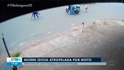 Idosa morre após ser atropelada por motocicleta no norte do Tocantins