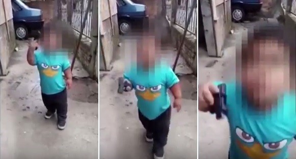 A violência do discurso do menino tem chocado na web