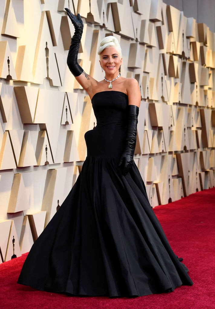 Lady Gaga na 91ª cerimônia do Oscar, em 2019 (Foto: Kevork Djansezian/Getty Images)