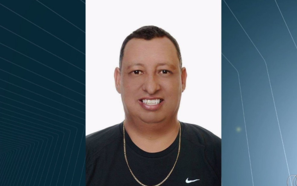 Marcos Pereira dos Santos, de 50 anos, foi morto a tiros em Alexânia (Foto: TV Anhanguera/Reprodução)