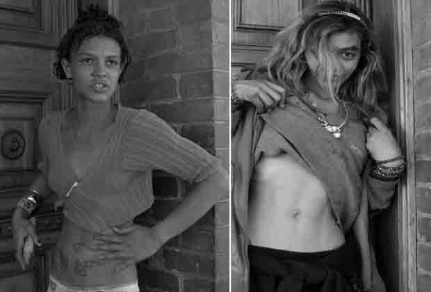 Danielle (à esq.) e Sabrina são prostitutas e vivem a realidade de quem se prostitui como uma das formas de alimentar o vício (Foto: Alessio Ortu)