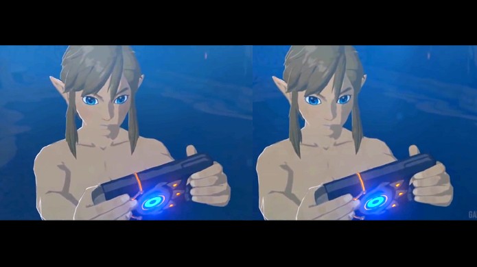 The Legend of Zelda: Breath of the Wild exibe pouca diferença do Switch para o Wii U em seus instantes iniciais (Foto: Reprodução/YouTube)