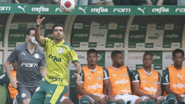 Abel Ferreira, técnico do Palmeiras, na final do Paulistão