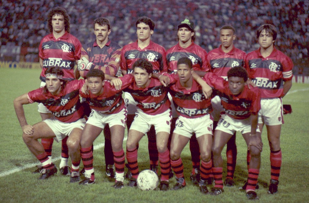 Casagrande pelo Flamengo em 1993 — Foto: Domicio Pinheiro / Estadão Conteúdo