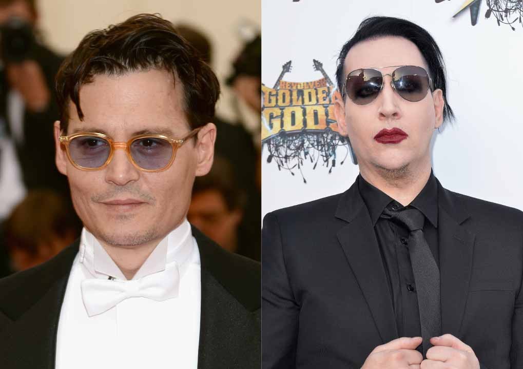 Johnny Depp e Marilyn Manson. (Foto: Getty Images)