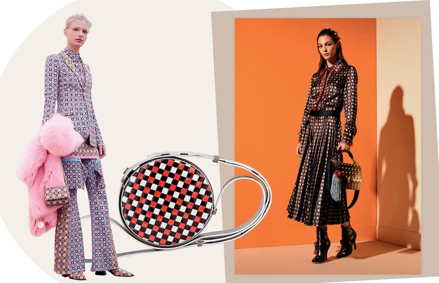 Givenchy, Bolsa DVF e Michael Kors (Foto: Tom Munro/Reprodução Vogue Itália P. 108 e Divulgação)