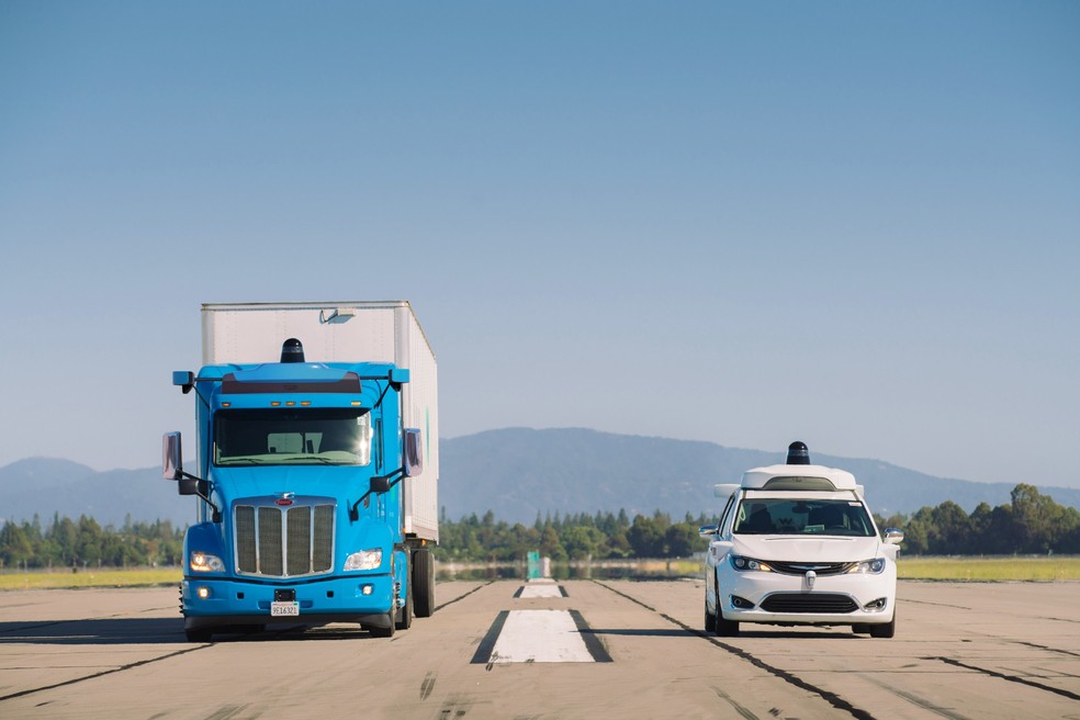 Waymo leva cargas para o Google em caminhão autônomo em Atlanta — Foto: Waymo/Divulgação