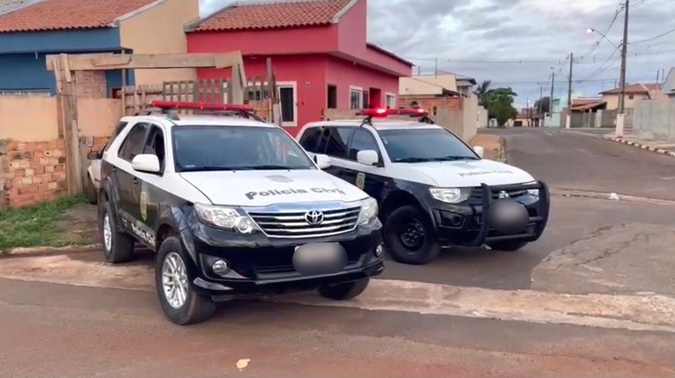Quadrilha especializada em furto de maquinários agrícolas é presa em Itapeva (SP) — Foto: Polícia Civil/ Divulgação 