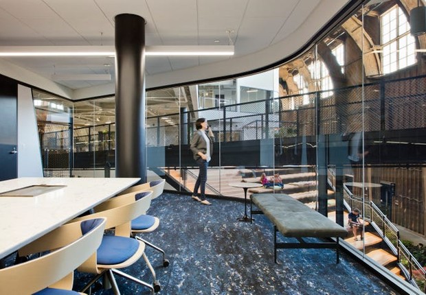 Novo escritório do Google, em Los Angeles (Foto: Google por Connie Zhou) Novo escritório do Google, em Los Angeles (Foto: Google por Connie Zhou)