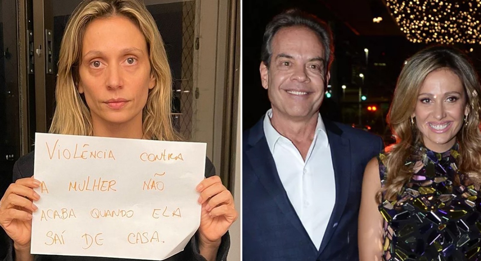 Defesa de Luisa Mell alega que Gilberto Zaborovski tem feito ameaças à ativista (Foto: Francisco Cepeda/AgNews e Reprodução/Instagram )