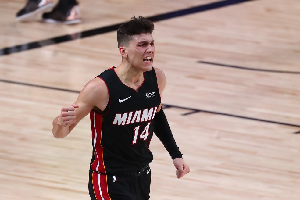 Tyler Herro Miami Heat — Foto: Kim Klement-USA TODAY Sports