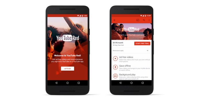 YouTube Red adiciona funcionalidades e conteúdo exclusivo ao aplicativo de vídeos do Google (Foto: Reprodução/Elson de Souza)