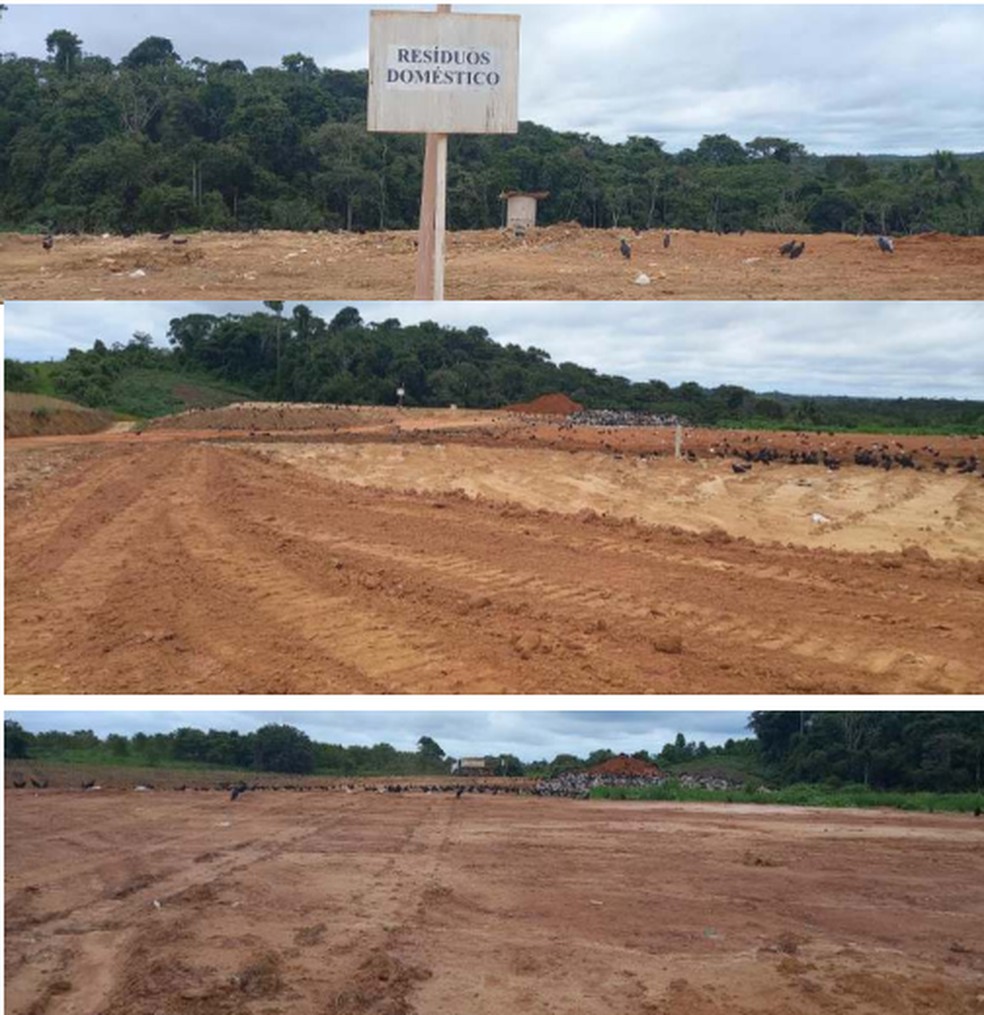 Lixão de Cruzeiro do Sul também terá medidas de remediação do lixo  — Foto: Arquivo MPAC