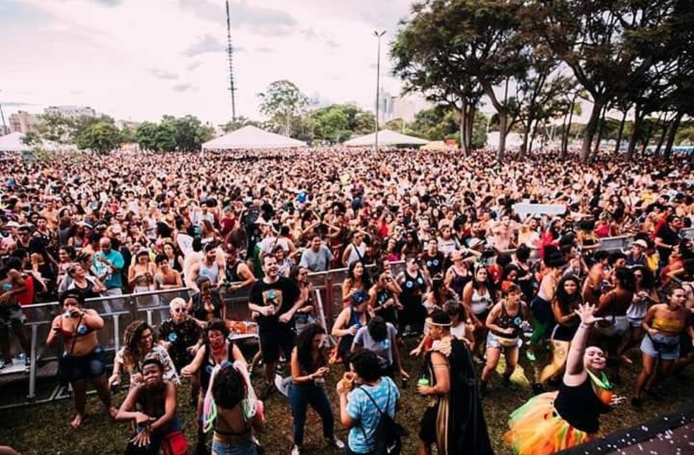 Bloco Tuthankasmona, no carnaval de 2019 — Foto: Instagram/Reprodução