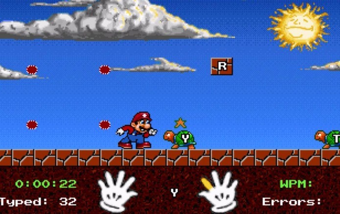 Mario Teaches Typing trazia sons repetitivos e irritantes durante o gameplay (Foto: Reprodução/Youtube)