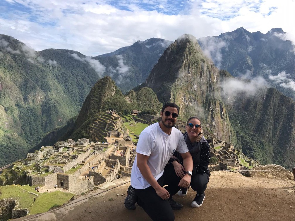 Fernando Mustafá viajava com a mulher pelo Peru quando foram pegos de surpresa pelo fechamento de fronteiras por causa da Covid-19 — Foto: Arquivo pessoal