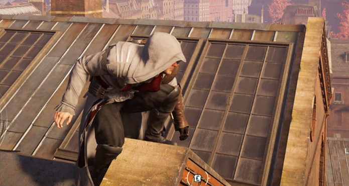 Jacob veste a roupa de Ezio em Assassins Creed Syndicate (Foto: Divulgação/Ubisoft)