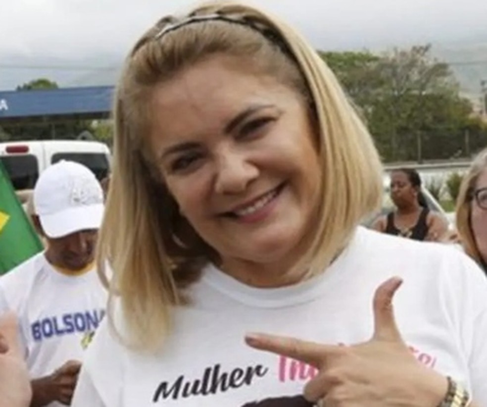 Ana Cristina Siqueira Valle, ex-mulher do presidente Jair Bolsonaro — Foto: Reprodução