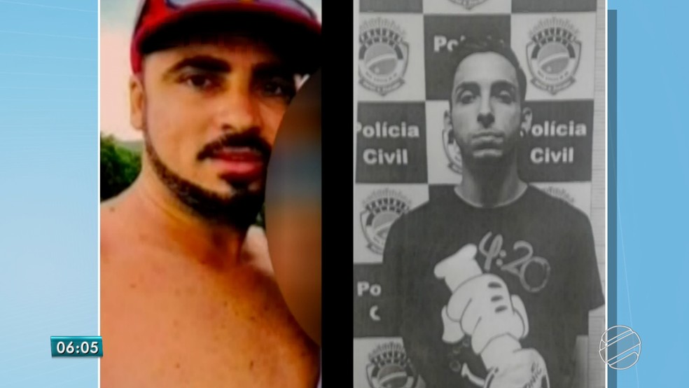 Polícia Civil divulgou imagens dos suspeitos de matar após briga por cachorros (Foto: TV Morena/Reprodução)