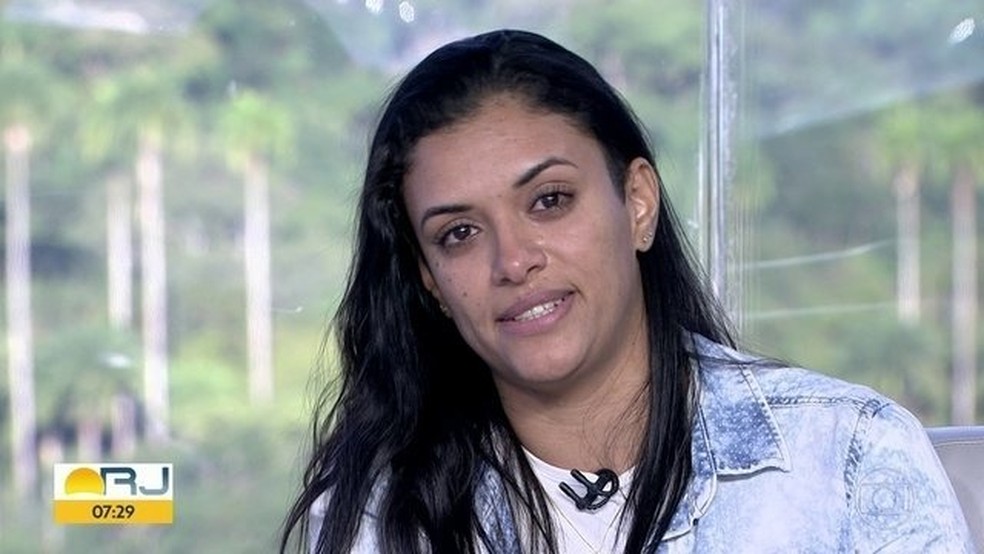 A esteticista Danielle Estevão Fortes — Foto: Reprodução/TV Globo