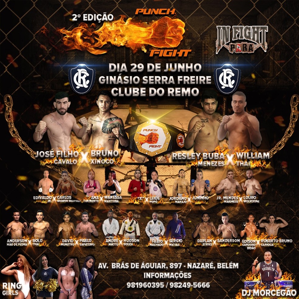Anúncio da segunda edição do Punch Fight — Foto: Divulgação/Punch Fight