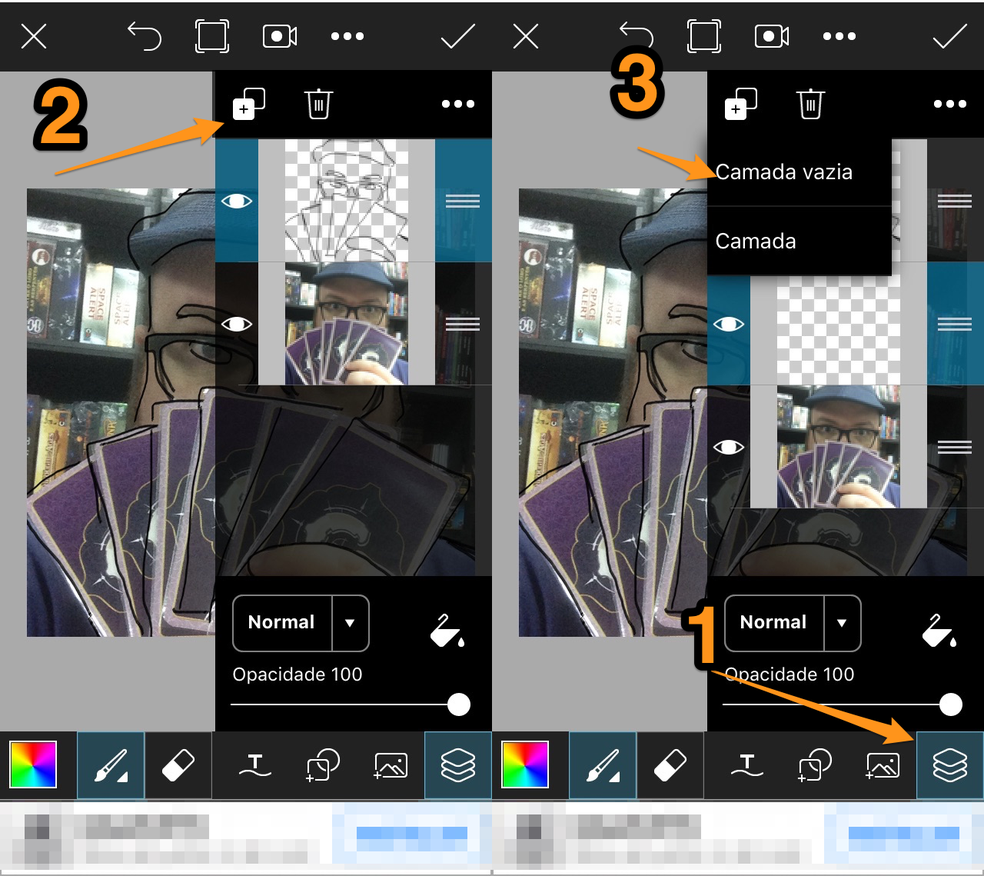 Como desenhar na foto pelo PicsArt para Android e iPhone (Foto: Reprodução/Felipe Vinha)