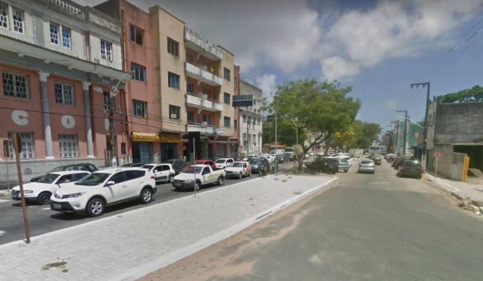 Avenida Duque de Caxias, em Natal, onde aconteceu o crime — Foto: Google Street View