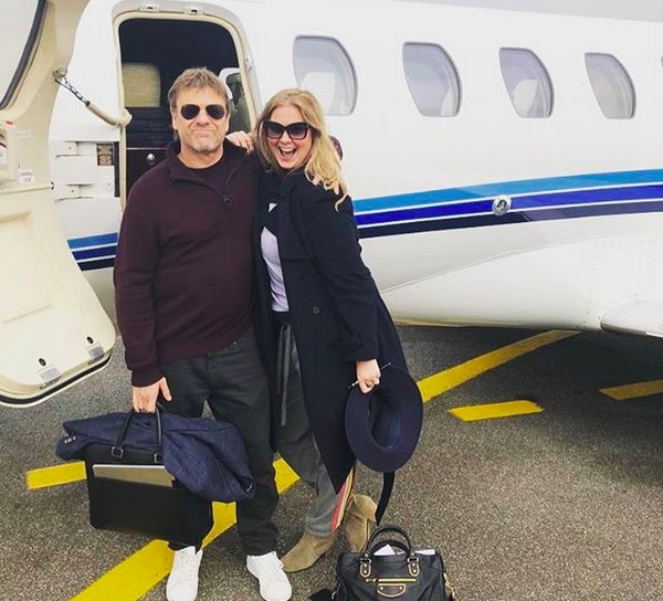 O ator Sean Bean com a esposa, Ashley Moore Bean (Foto: Instagram)