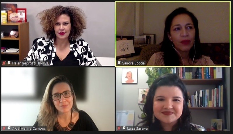 時計回り、ヘレン・ペドロソ、サンドラ・ボッチャ、ルイザ・サライバ、アルダ・マリーナ・カンポス・デ・メロ(写真:複製) 時計回り、ヘレン・ペドロソ、サンドラ・ボッチャ、ルイザ・サライバ、アルダ・マリーナ・カンポス・デ・メロ(写真:複製)