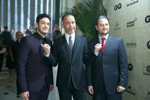 Marcos Veras, Ricardo Franca Cruz e Marcelo Serrado