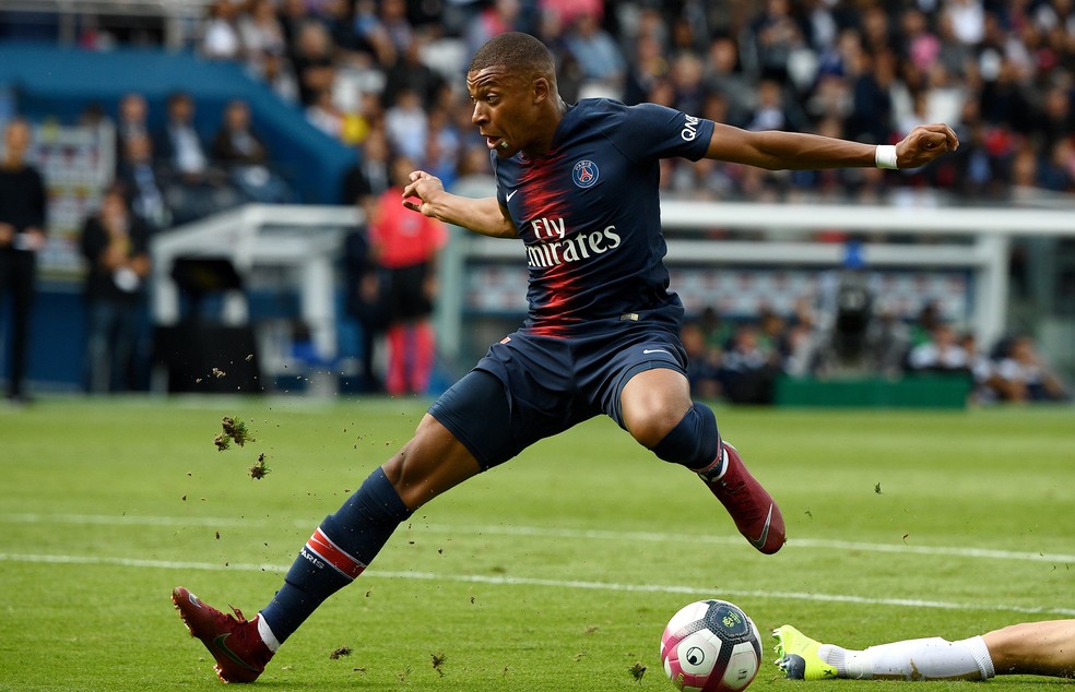 MbappÃ© serÃ¡ desfalque do PSG (Foto: Franck Fife / AFP)