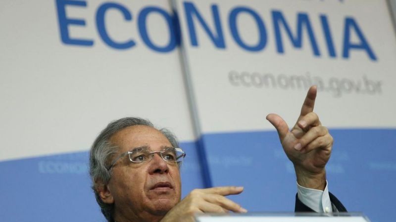 O ministro da Economia, Paulo Guedes, não descartou o retorno do auxílio (Foto: JOSÉ CRUZ/AG. BRASIL)