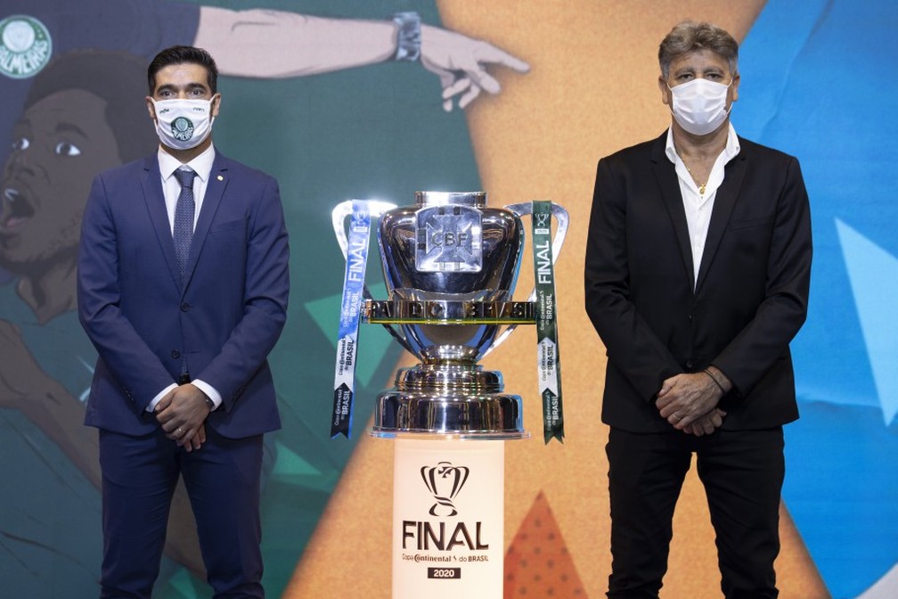Abel Ferreira e Renato Ga�cho: estilos diferentes � Foto: Lucas Figueiredo / CBF