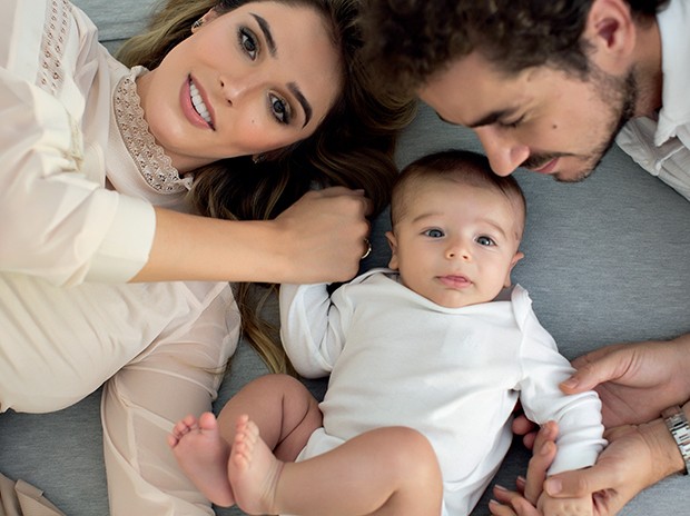  Rafa, Rocco e Felipe:  “Família nascendo”  (Foto:  )
