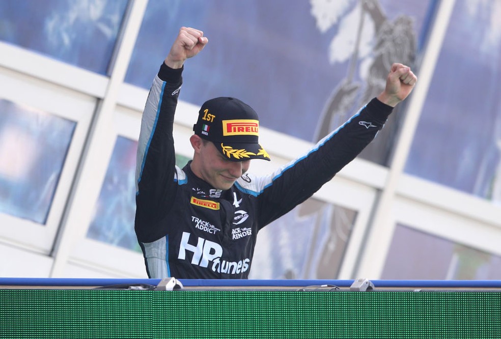Oscar Piastri venceu corrida 3 da Fórmula 2 na Itália — Foto:  Joe Portlock - Formula 1/Formula Motorsport Limited via Getty Images