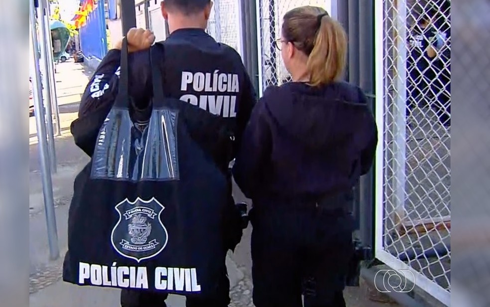 Polícia realiza operação em clínicas suspeitas de fraudes no seguro DPVAT, em Goiânia — Foto: Reprodução/TV Anhanguera