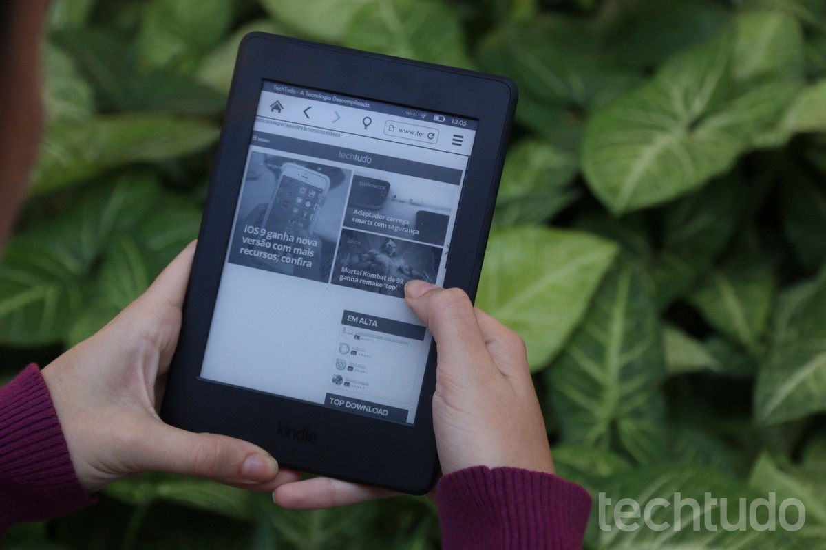 Kindle 8ª Geração em detalhes: ficha técnica, preço, prós e contras