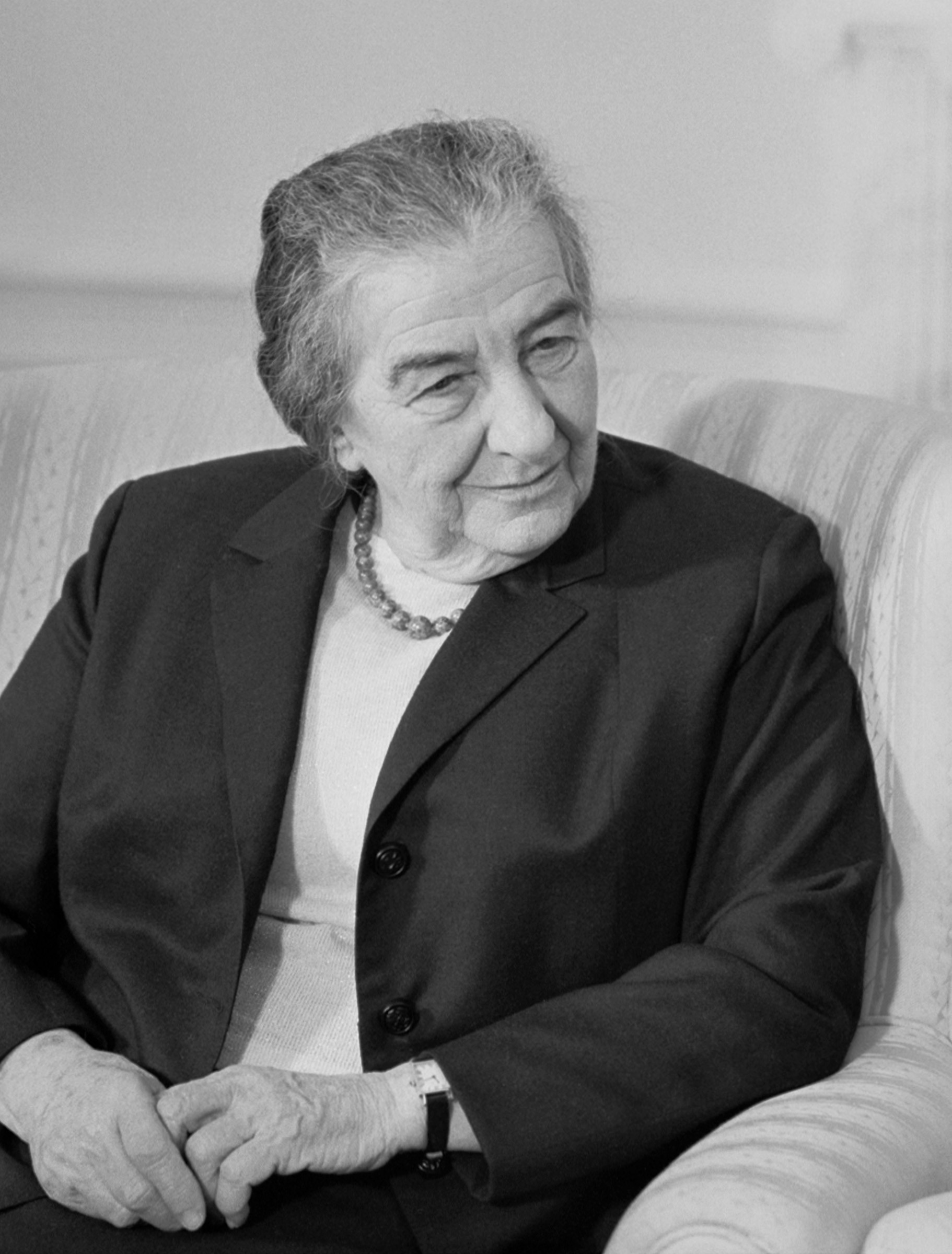 A ex-Primeira-Ministra de Israel Golda Meir (Foto: domínio público)