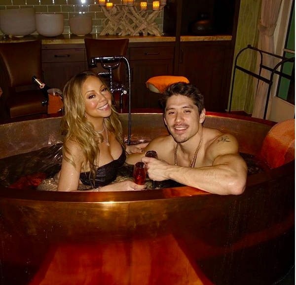 Mariah Carey com o atual namorado, Bryan Tanaka (Foto: Instagram)