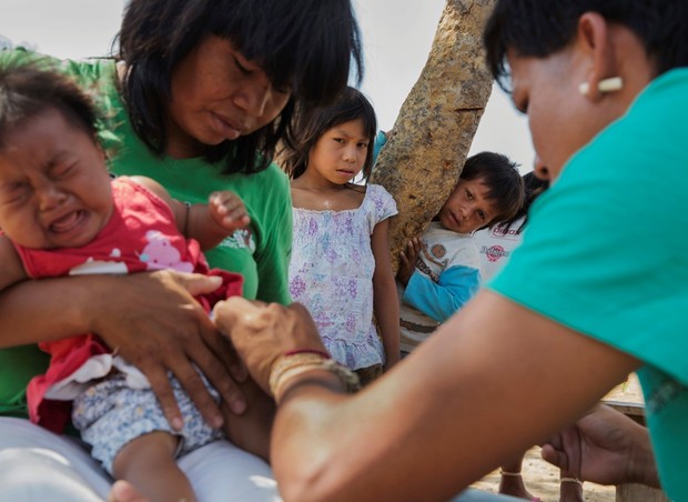Boa notícia: 99 mil crianças indígenas de té 7 anos foram vacinadas em 2015.  (Foto: Lalo de Almeida)