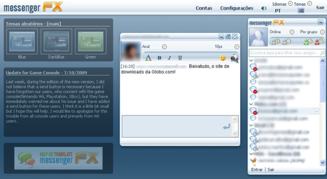 efax messenger desktop layout pictures