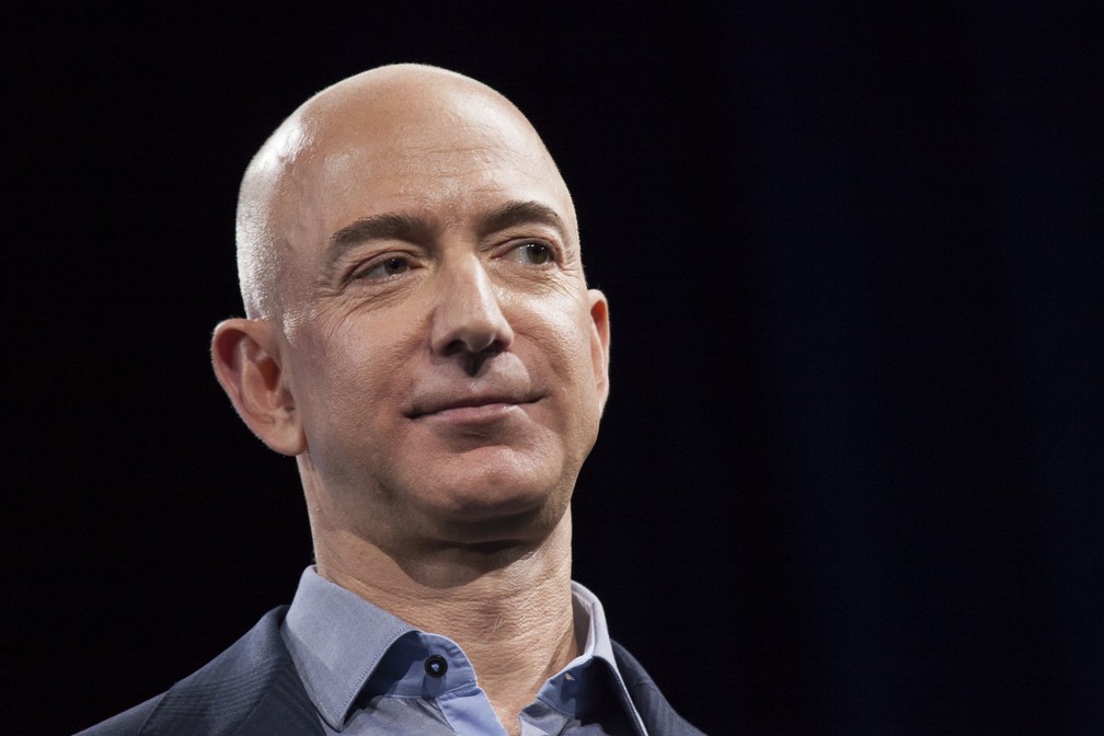 Jeff Bezos em foto de arquivo de junho de 2014 — Foto: David Ryder/GETTY IMAGES NORTH AMERICA/AFP