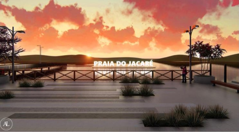 Novo projeto turístico da Praia do Jacaré, em Cabedelo, PB, é apresentado — Foto: Prefeitura de Cabedelo/Divulgação