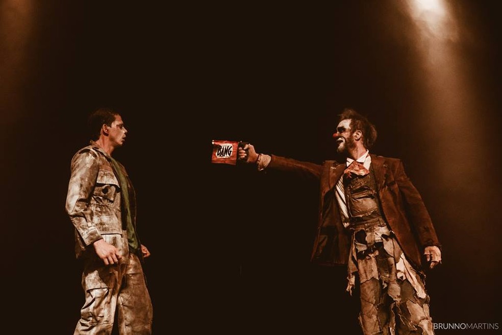 Espetáculo ‘Guerra Formigas & Palhaços’ será apresentado no Teatro Mãe de Deus, em Londrina, no sábado (23) e no domingo (24) — Foto: Brunno Martins/Divulgação